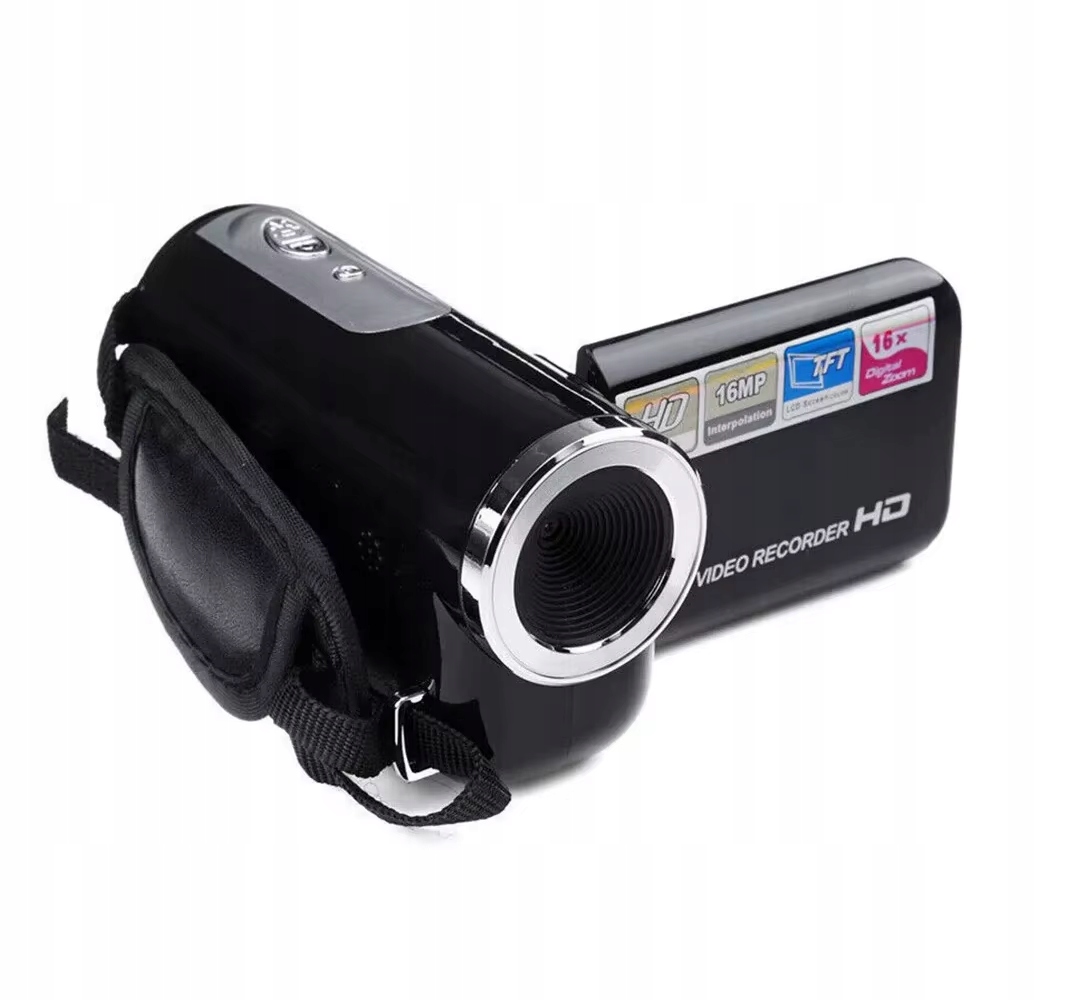 Digitální kamera Full Hd 1080P 16MP 16-kr. zoom 2" wyśw.TFT, videokamera