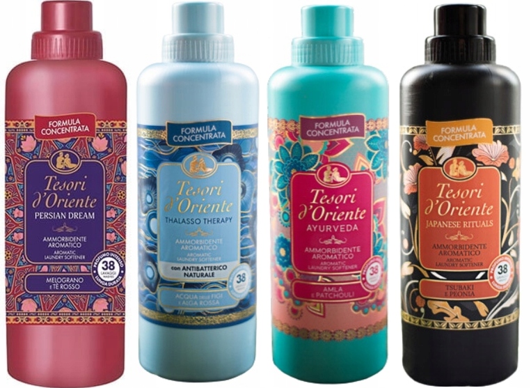 Levně Tesori d'Oriente Sada 4 krásných aviváží 760 ml Ptaj