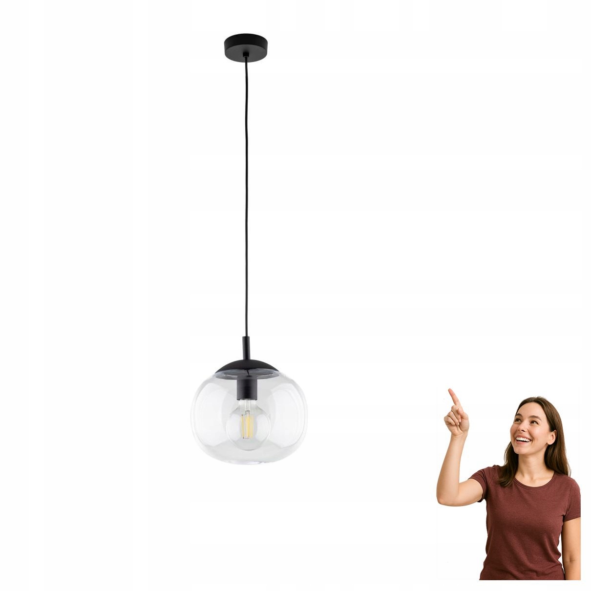 Závěsná lampa Vibe Transparent 4816 Tk Lighting