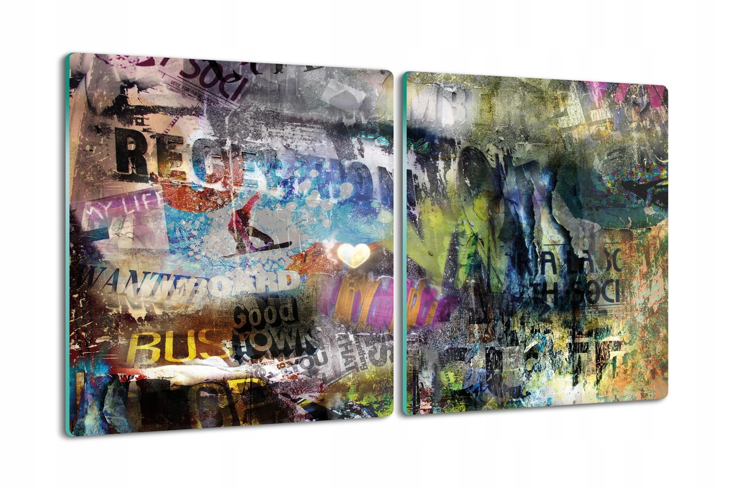 dvojitá krájecí deska 2x40x52 Graffiti nástěnná