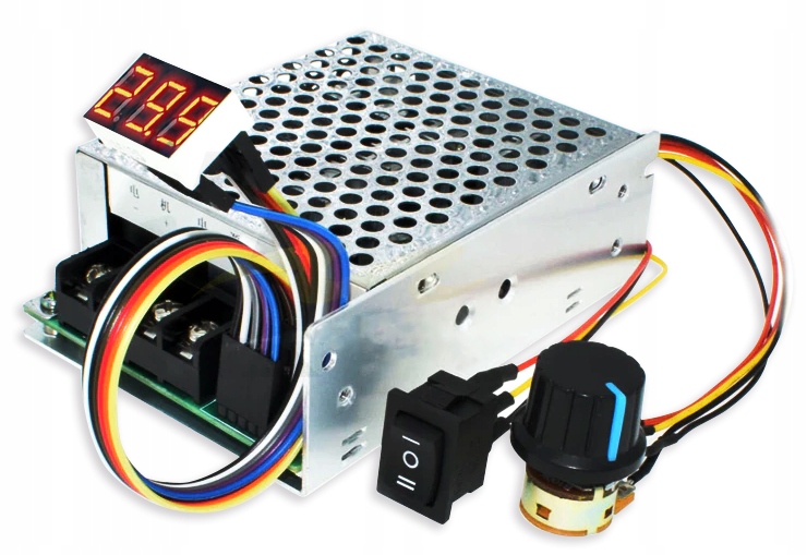 

Regulator Mocy Silnika Led 12V 24V 50V 40A Pwm Ac