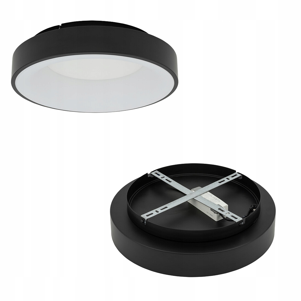 Plafon sufitowy okrągły czarny Nikki Round Led 32W 2600lm 3000K Nowodvorski