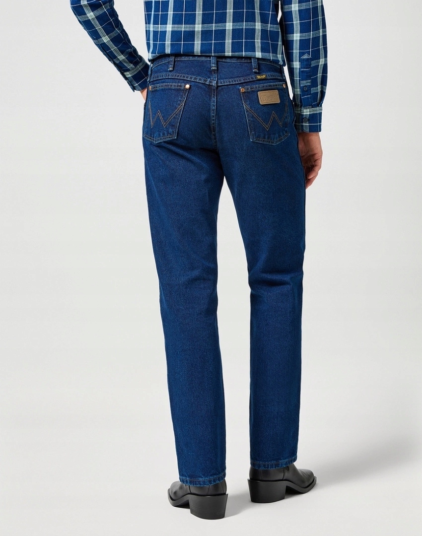 Pánské jednoduché džíny Wrangler 13MWZ Dark Stone 112358499 50/32