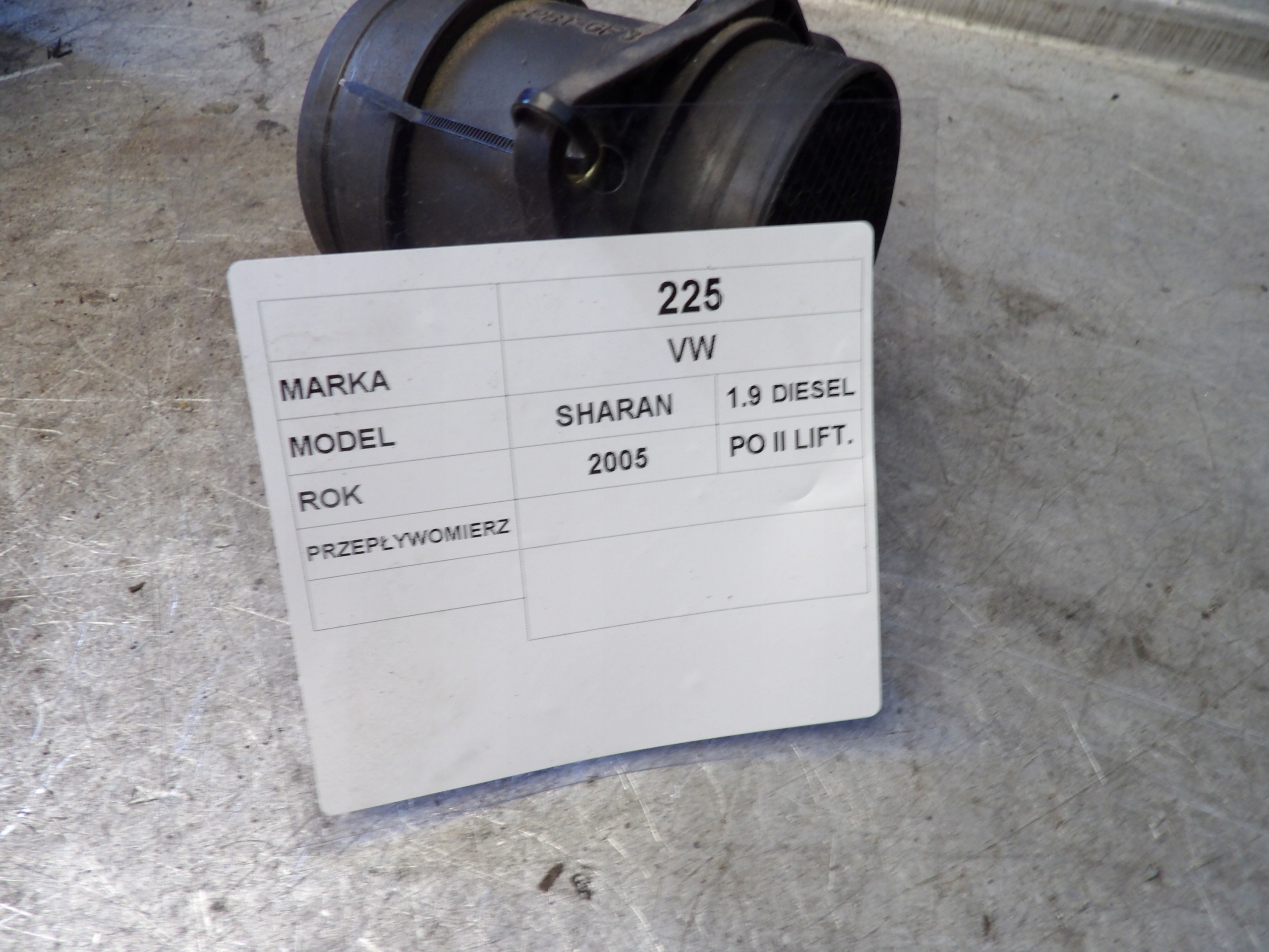 Volkswagen Sharan e lift Debimetro 0280217121 06A906461