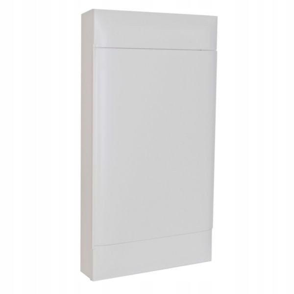 Rozdzielnica modułowa natynkowa Practibox S 4x12 drzwi białe 4x1P B16 RX3