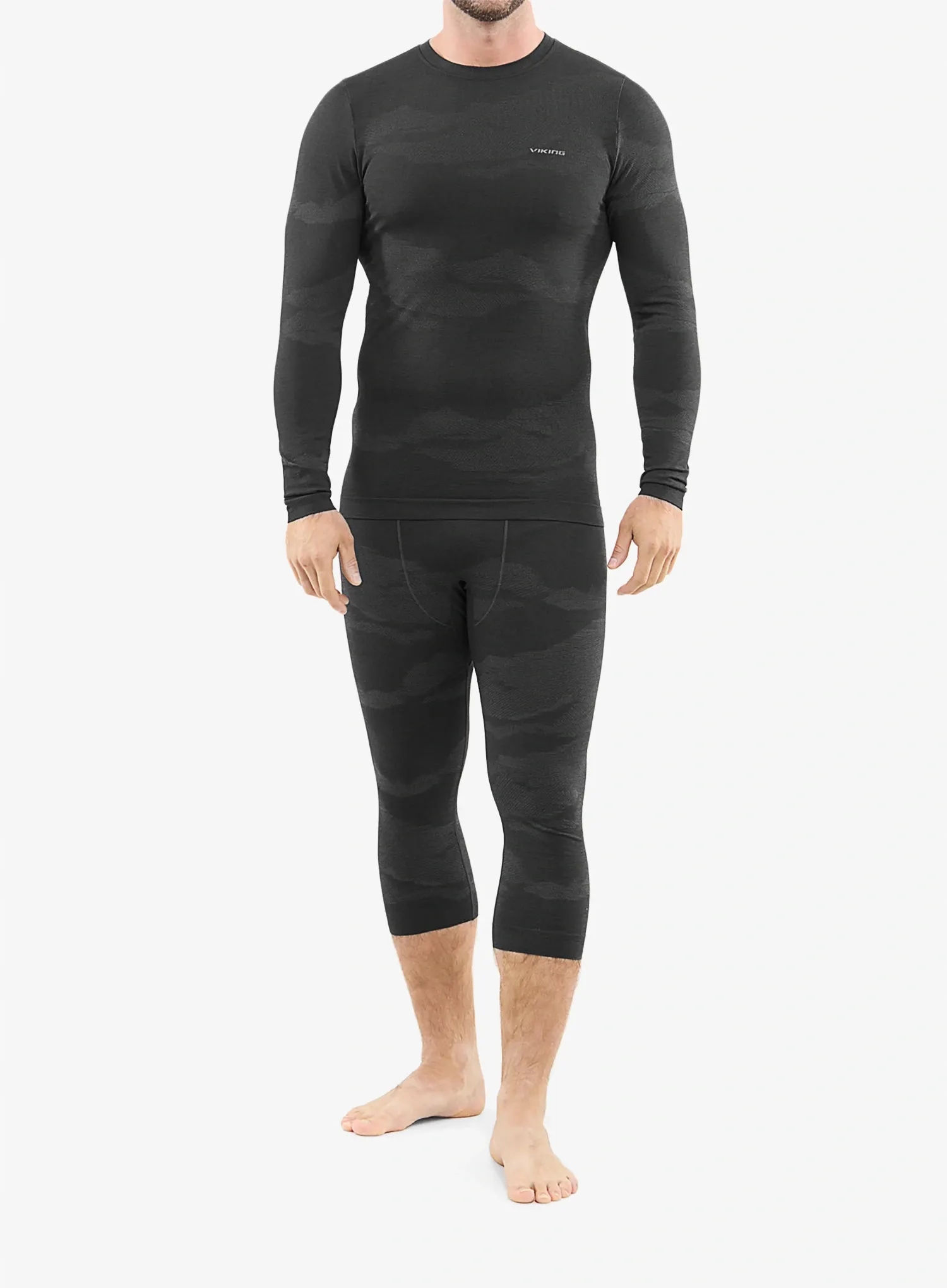 Bielizna termoaktywna Viking Base Layer Gasher 3/4 Set black XXL