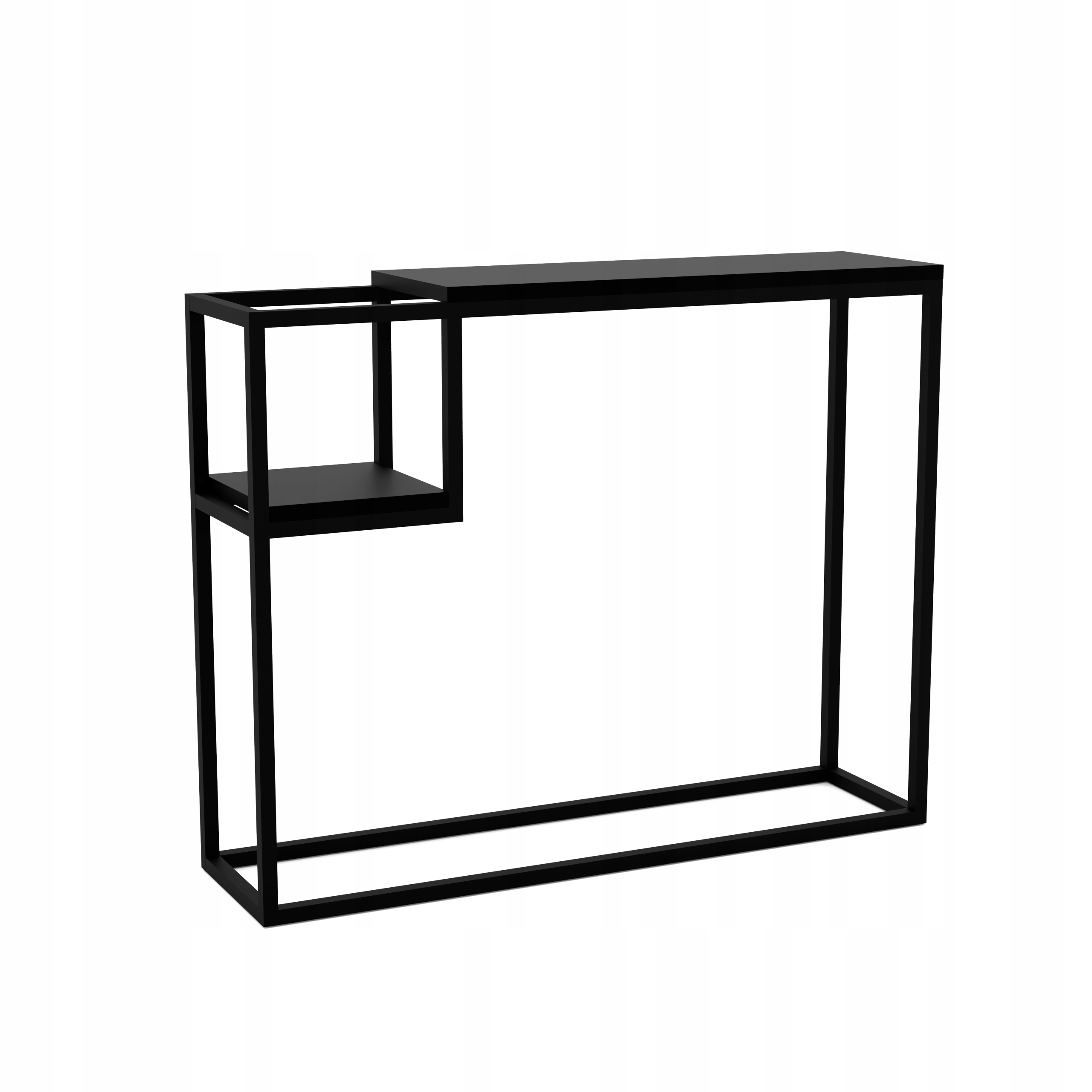 Konsola z małą półką loft salon wcięcie Texas Głębokość mebla 26 cm