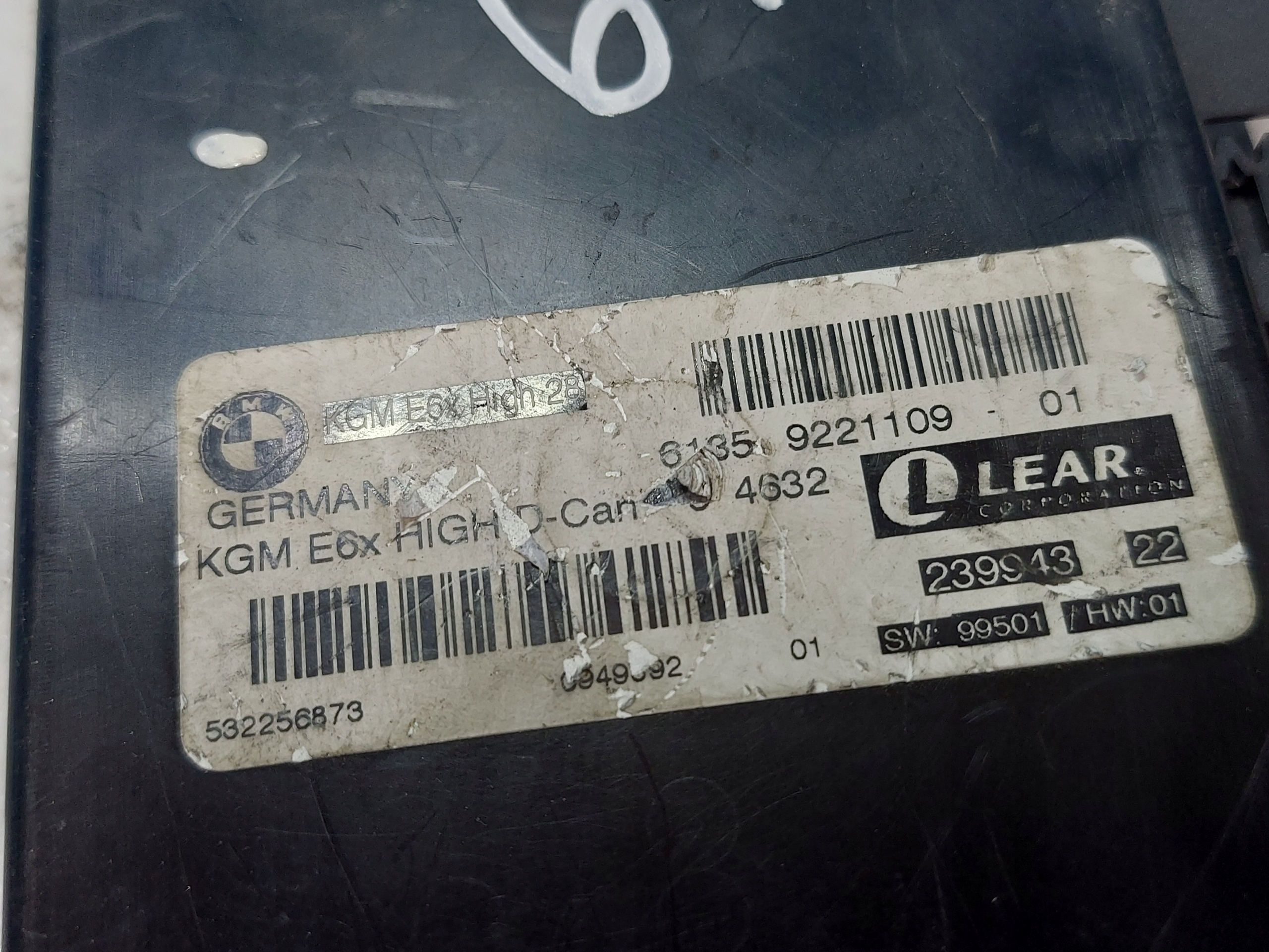 module control unit of the lights BMW E60 61359221109