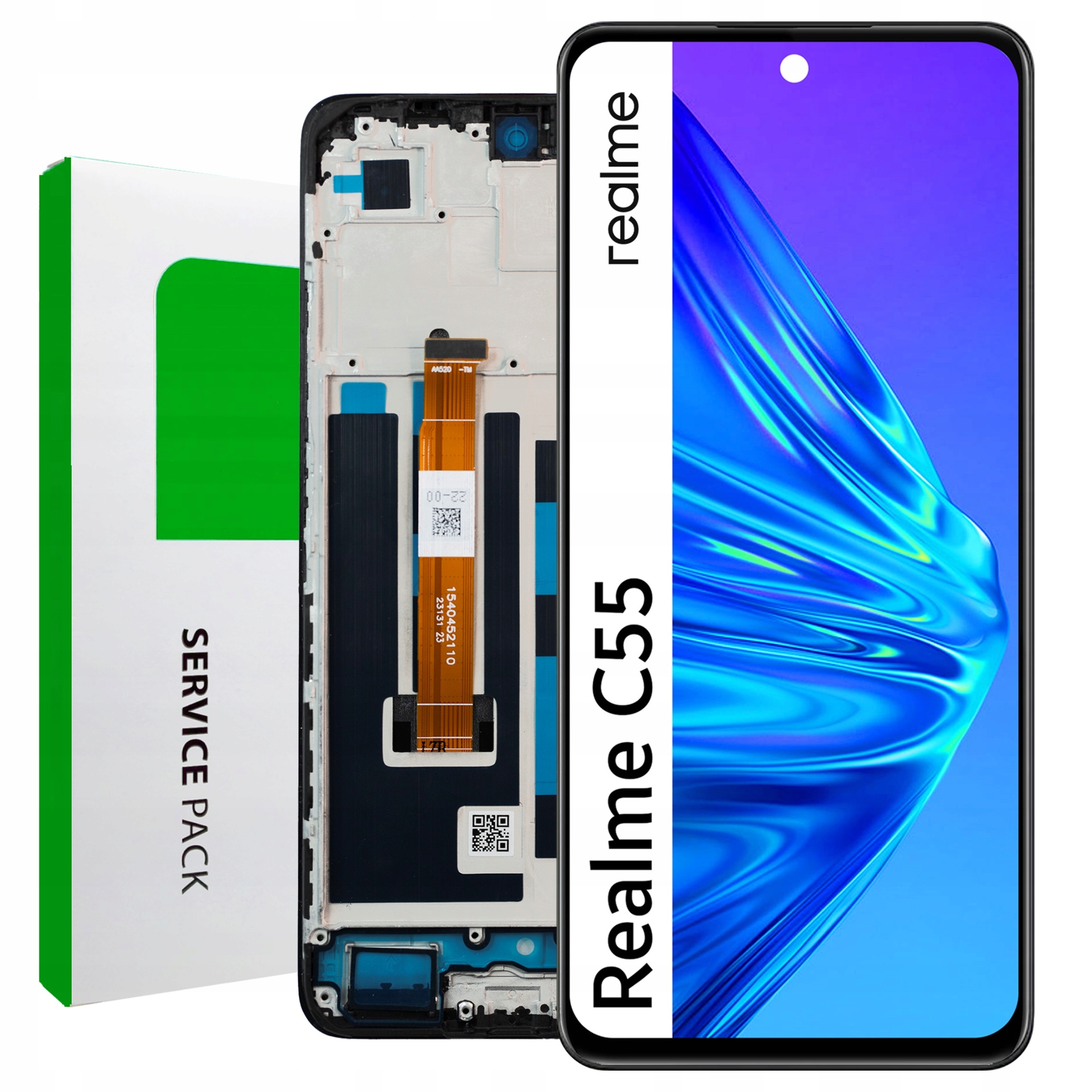 Originální Zila pro Realme C55 Displej s Rámeček LCD Matrix