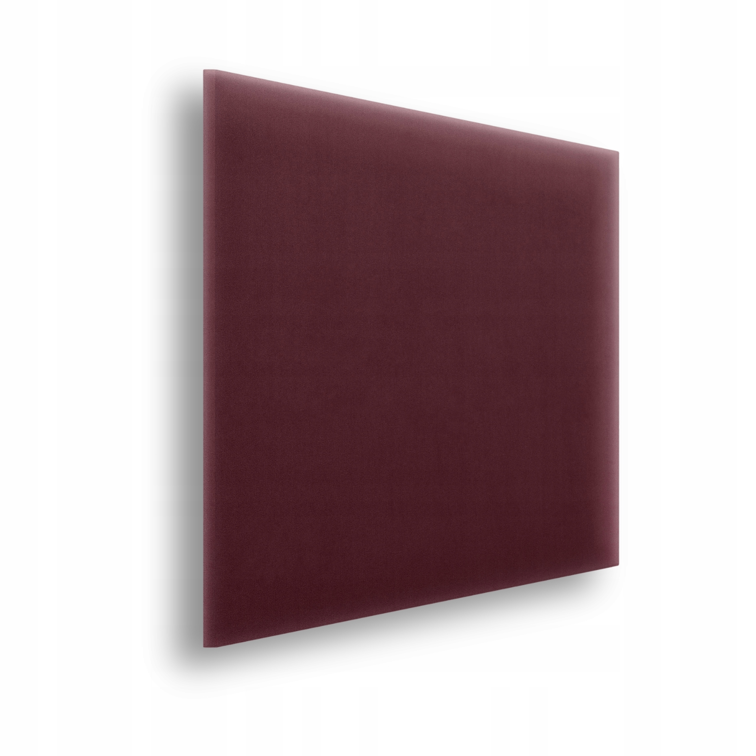 PANELE ŚCIENNE TAPICEROWANE MAGIC VELVET KWADRAT Bordowy 40x40 cm
