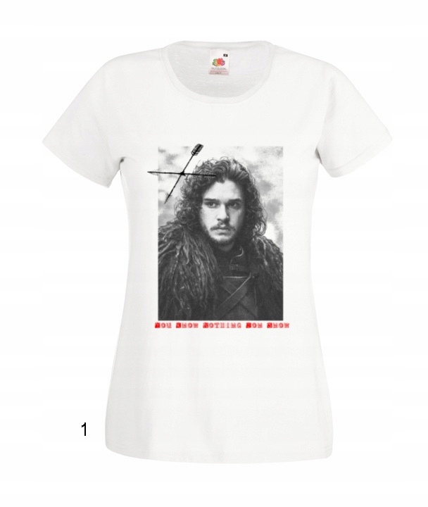 

Koszulki Damskie Wzory Jon Snow Gra O Tron Stark