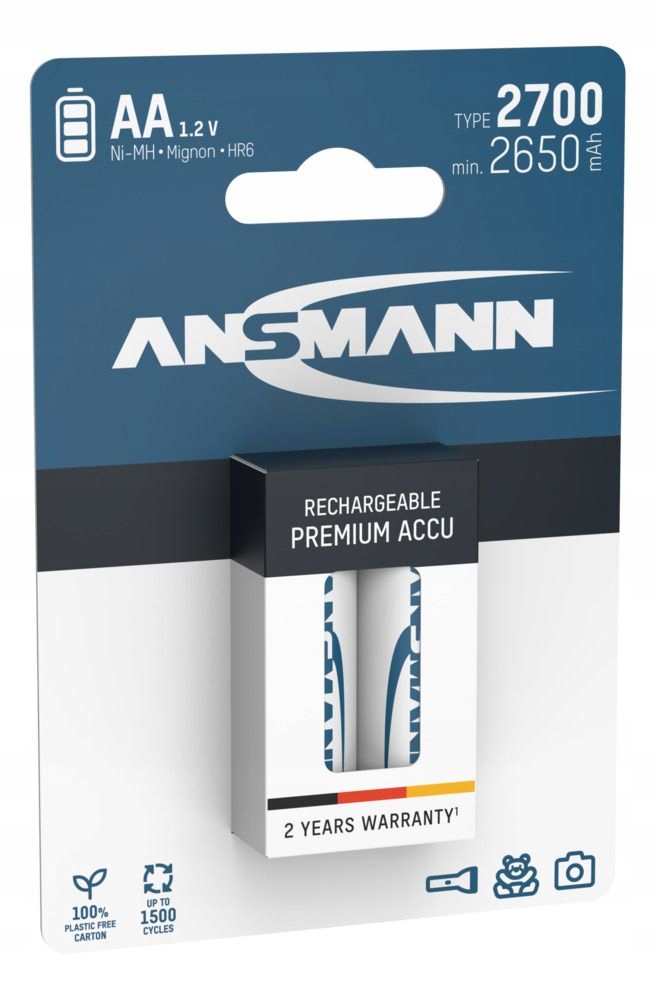 Akumulator Ansmann NiMH AAHR6 typ 2700 2 szt