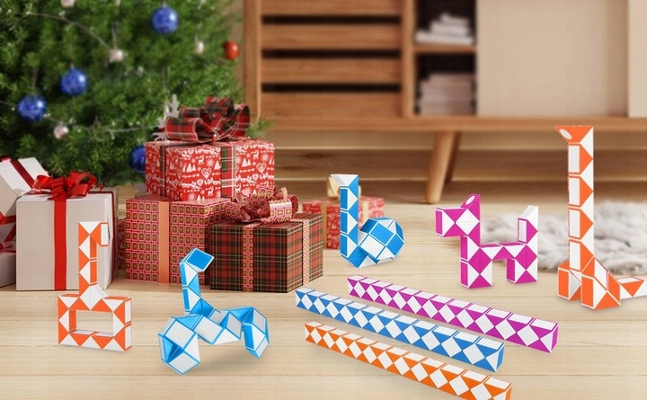 UKŁADANKA MAGICZNY WĄŻ MAGIC SNAKE ŁAMIGŁÓWKA 48EL Wiek dziecka 3 lata +