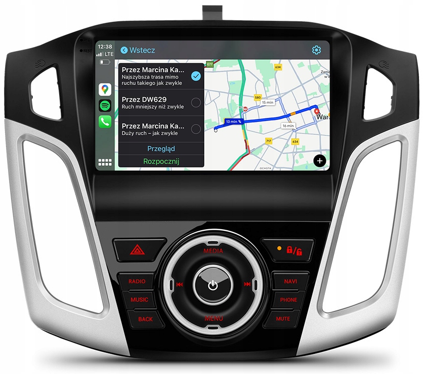 Ford Focus MK3 Rádio Navigace Android Carplay Mapy Aplikace 8GB/128GB Dsp