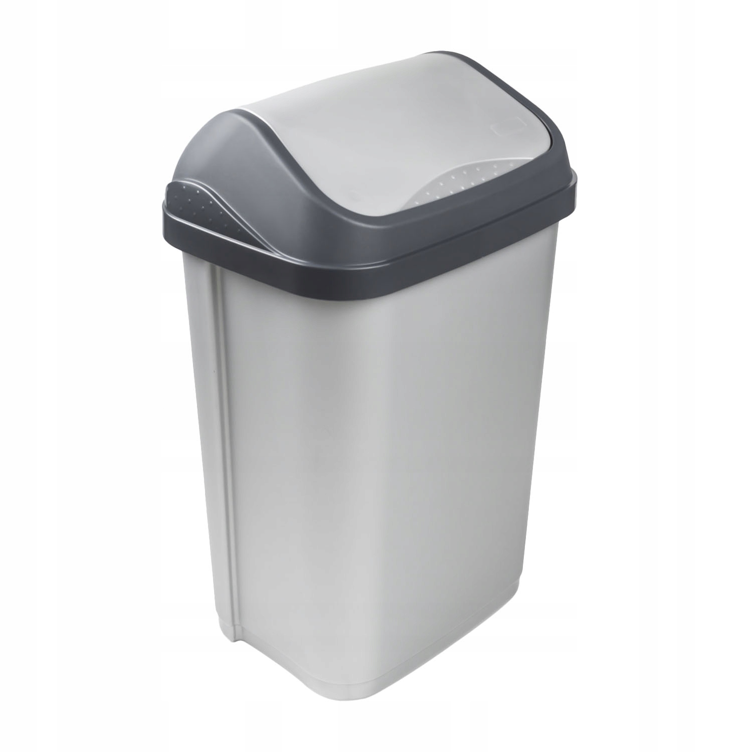 

Kosz na śmieci z obrotową pokrywą Srebrny 50L