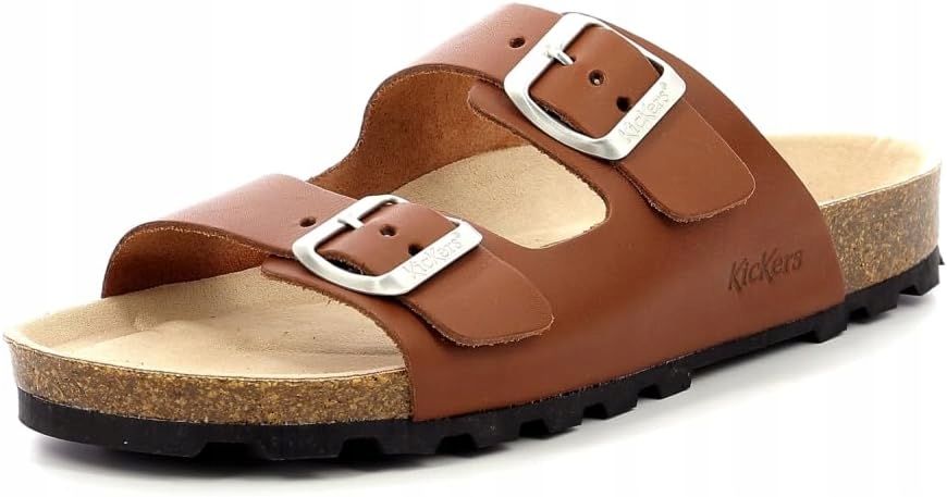 Kickers Nazouváky Hnědé Ploché 37 6CA