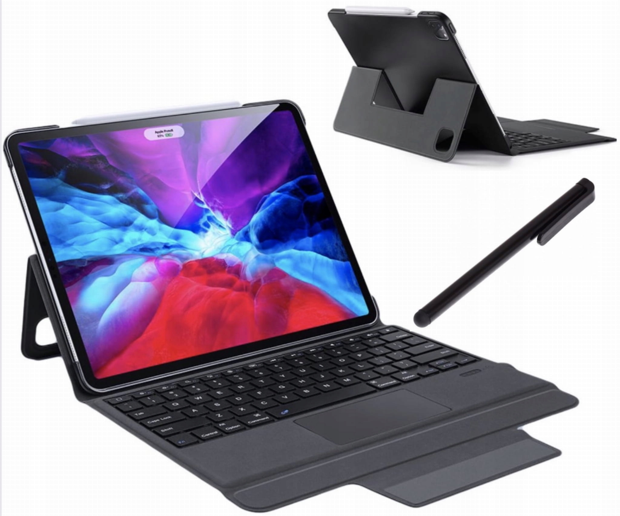 Dux Ducis Dk puzdro s klávesnicou na iPad Pro 12.9'' 2020/2021/2022, čierne