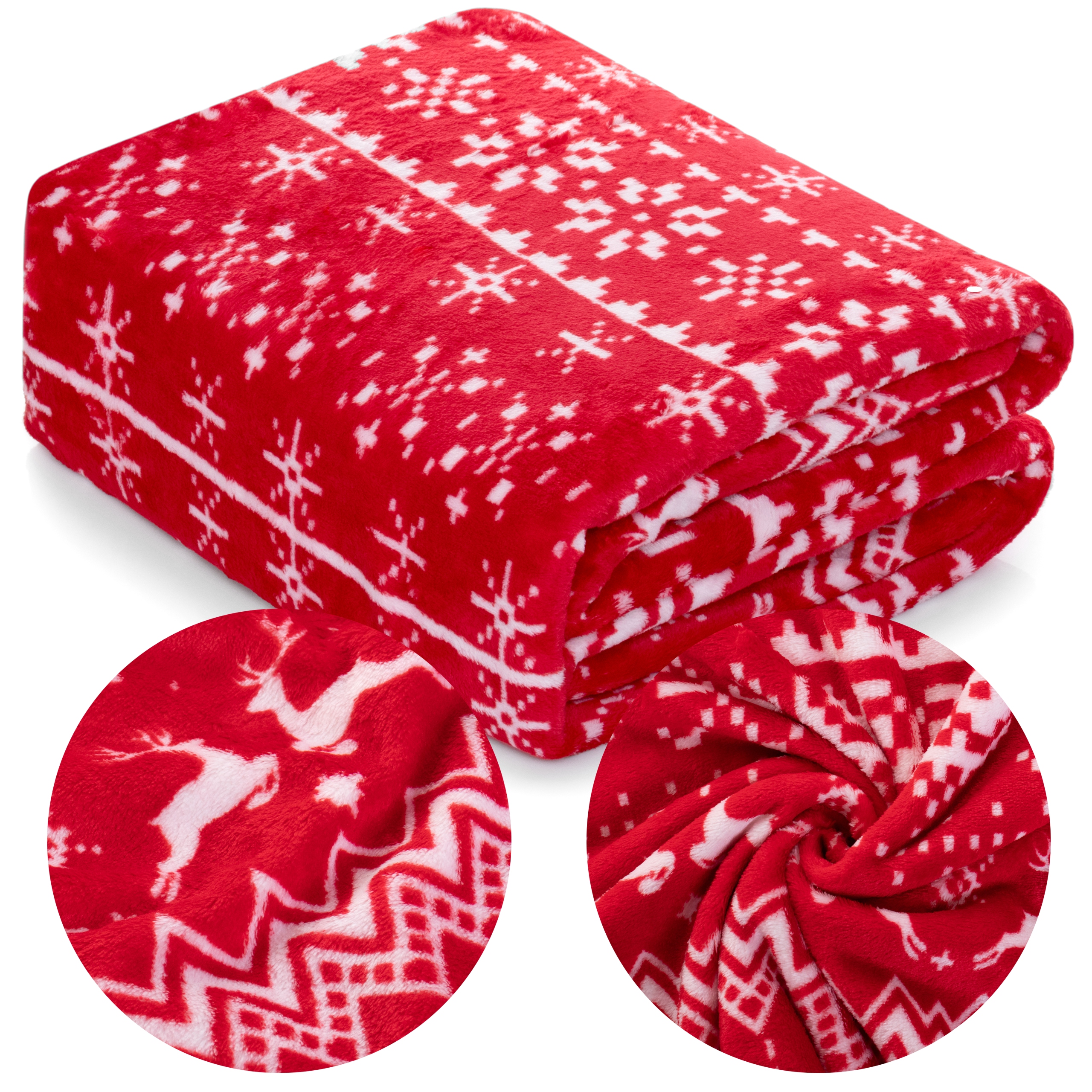 

Kocyk Koc Świąteczny Narzuta Na Święta