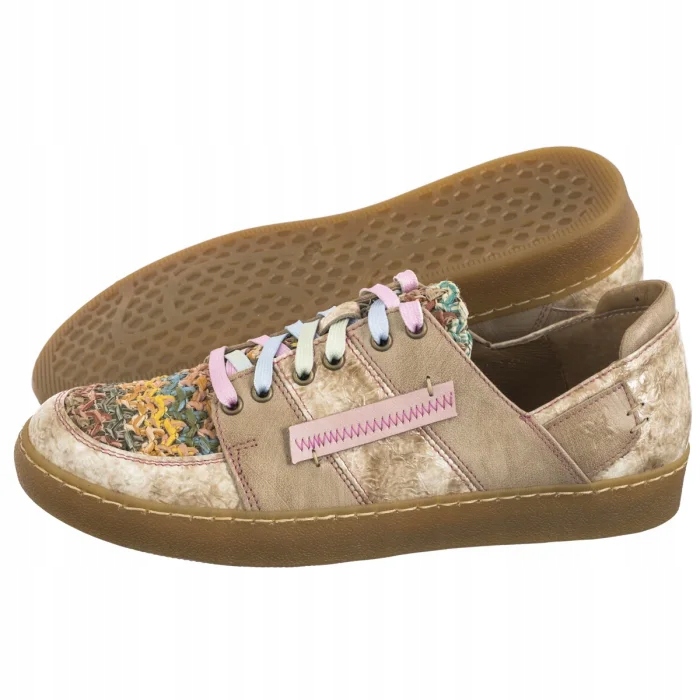 Polobotky Kožené Dámské Maciejka Béžové 06791-04