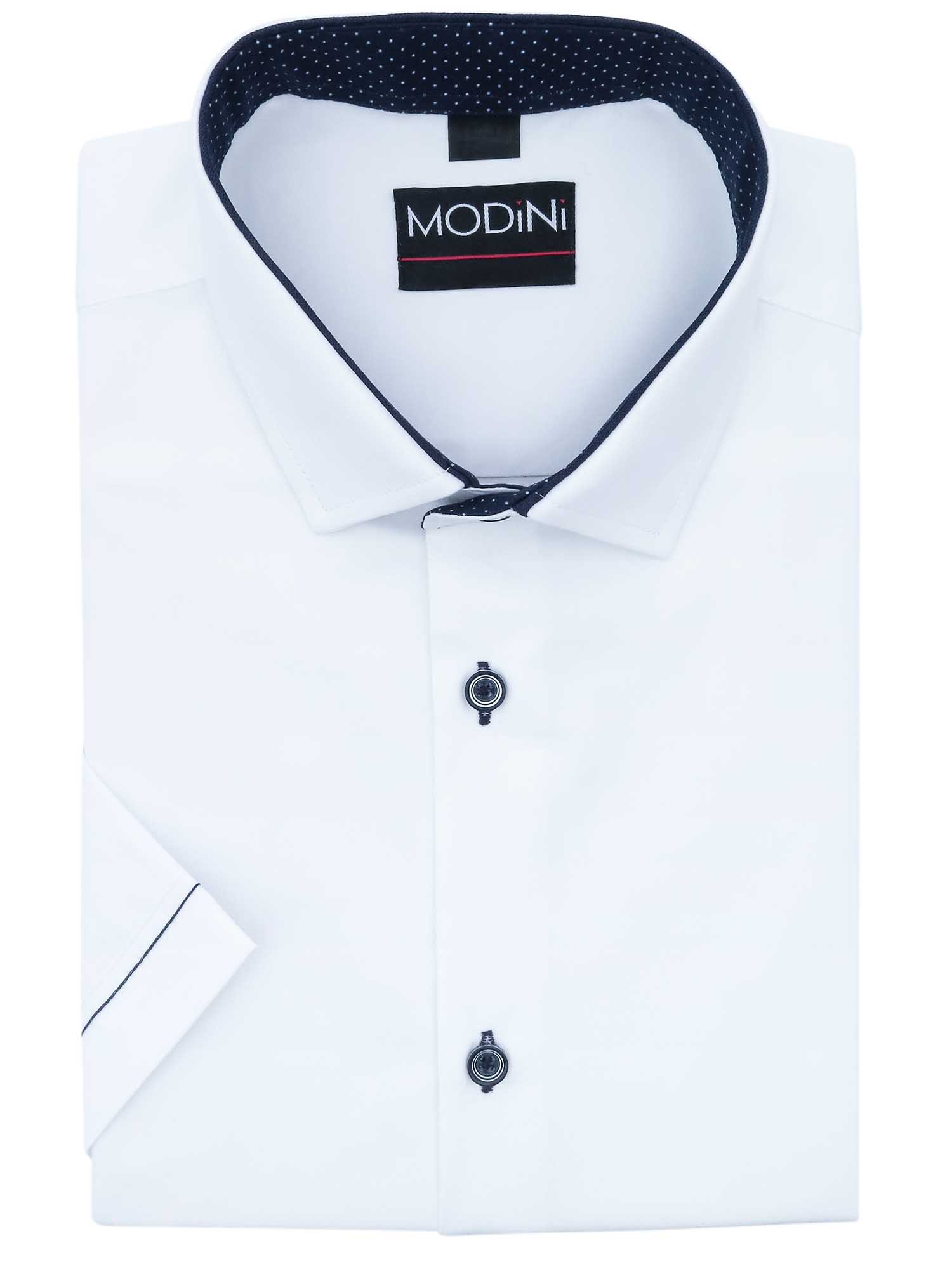 Koszula MODINI krótki rękaw YK02 188-194 / 39-SLIM Marka Modini