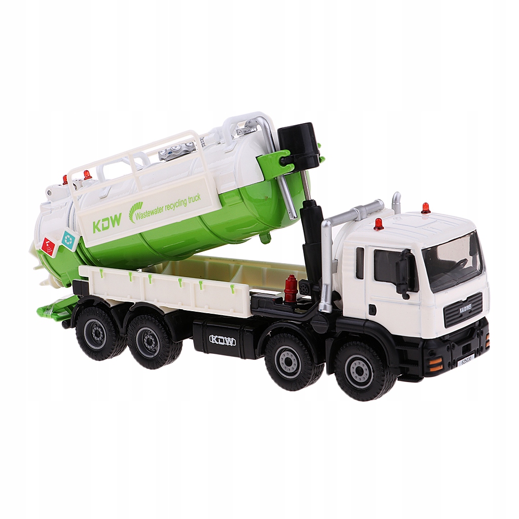 1:50 Diecast Alloy ścieki recykling pojazd transpo Marka bez marki