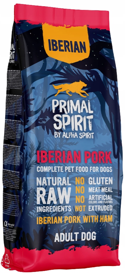 Primal Spirit Iberian Pork karma sucha dla psa 12 kg