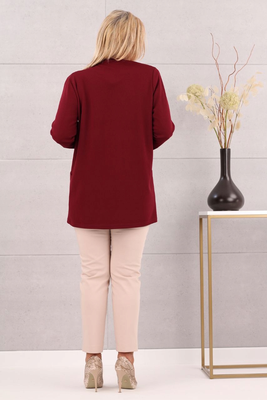 GŁADKA NARZUTKA ELEGANCKA LUŹNA POLSKI PRODUCENT DUŻE ROZMIARY Rozmiar 4XL