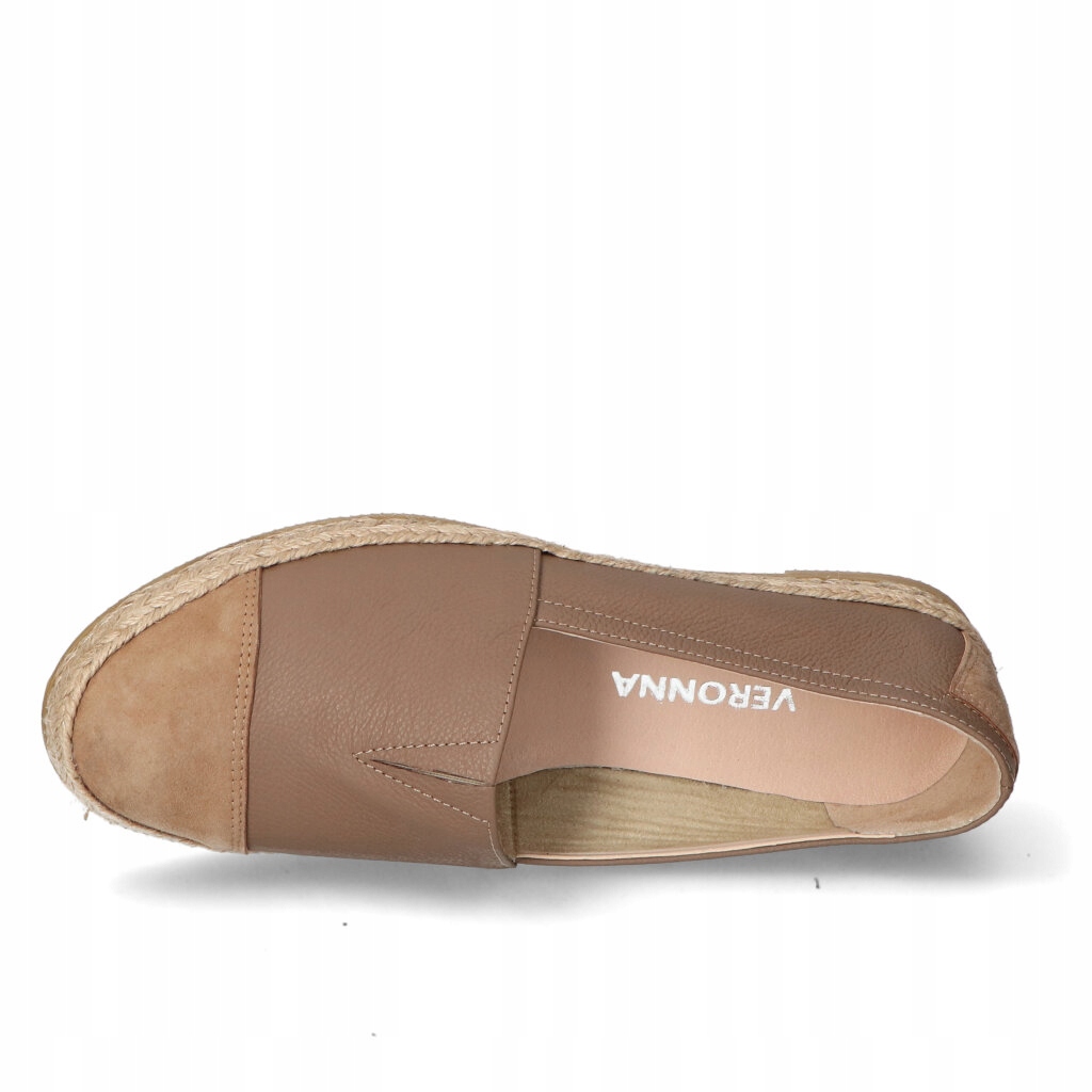 Espadryle Veronna 1040 Orzechowe Lico 39 Długość wkładki 25.5 cm