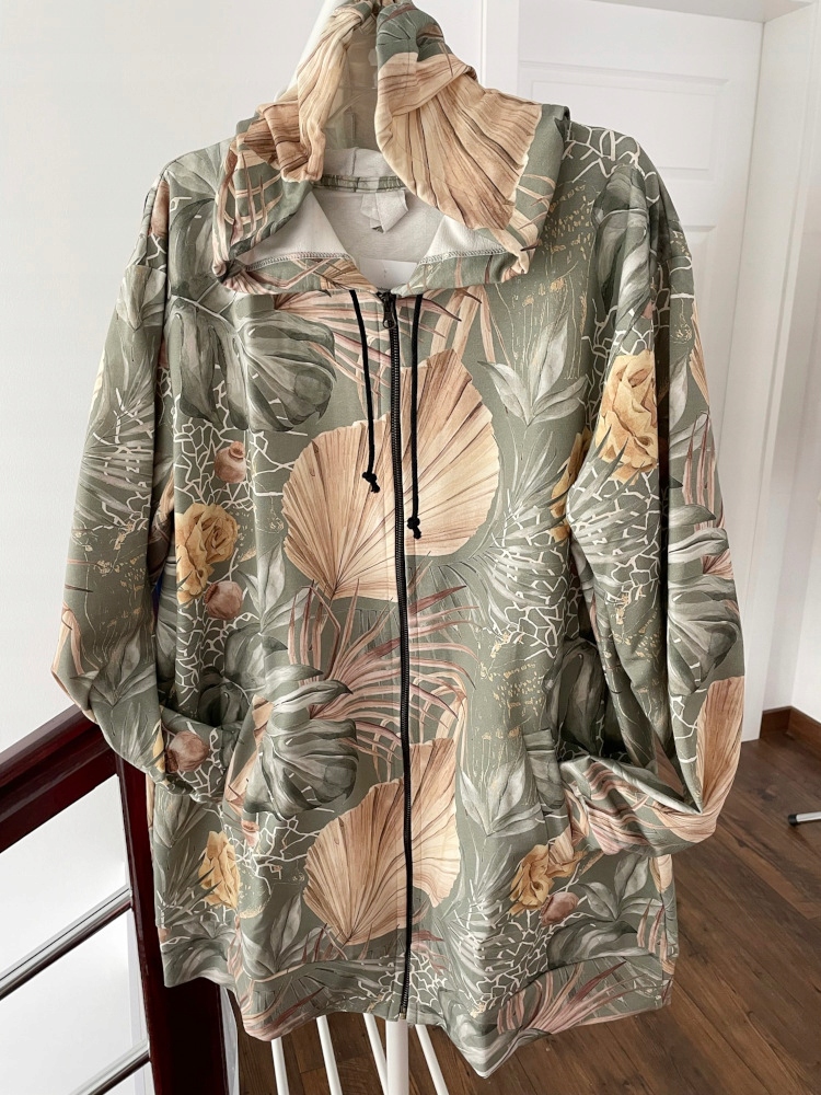 Mikina Na Zip Polska maxi+size Nová vel 52/54