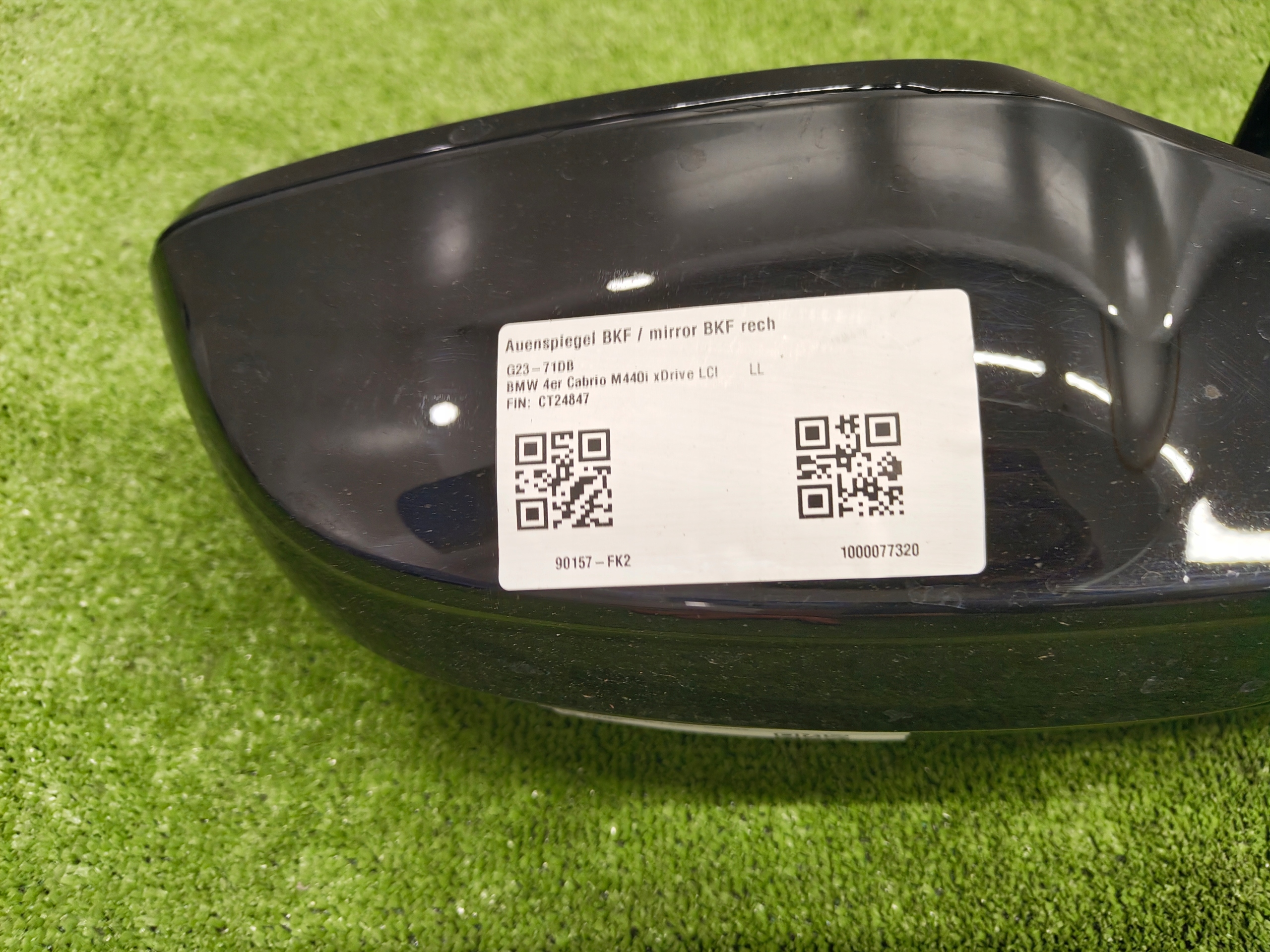 BMW 4 G22 G23 M440 mirror right left 9PIN KAMERA SHADOWLINE ASYSTENT