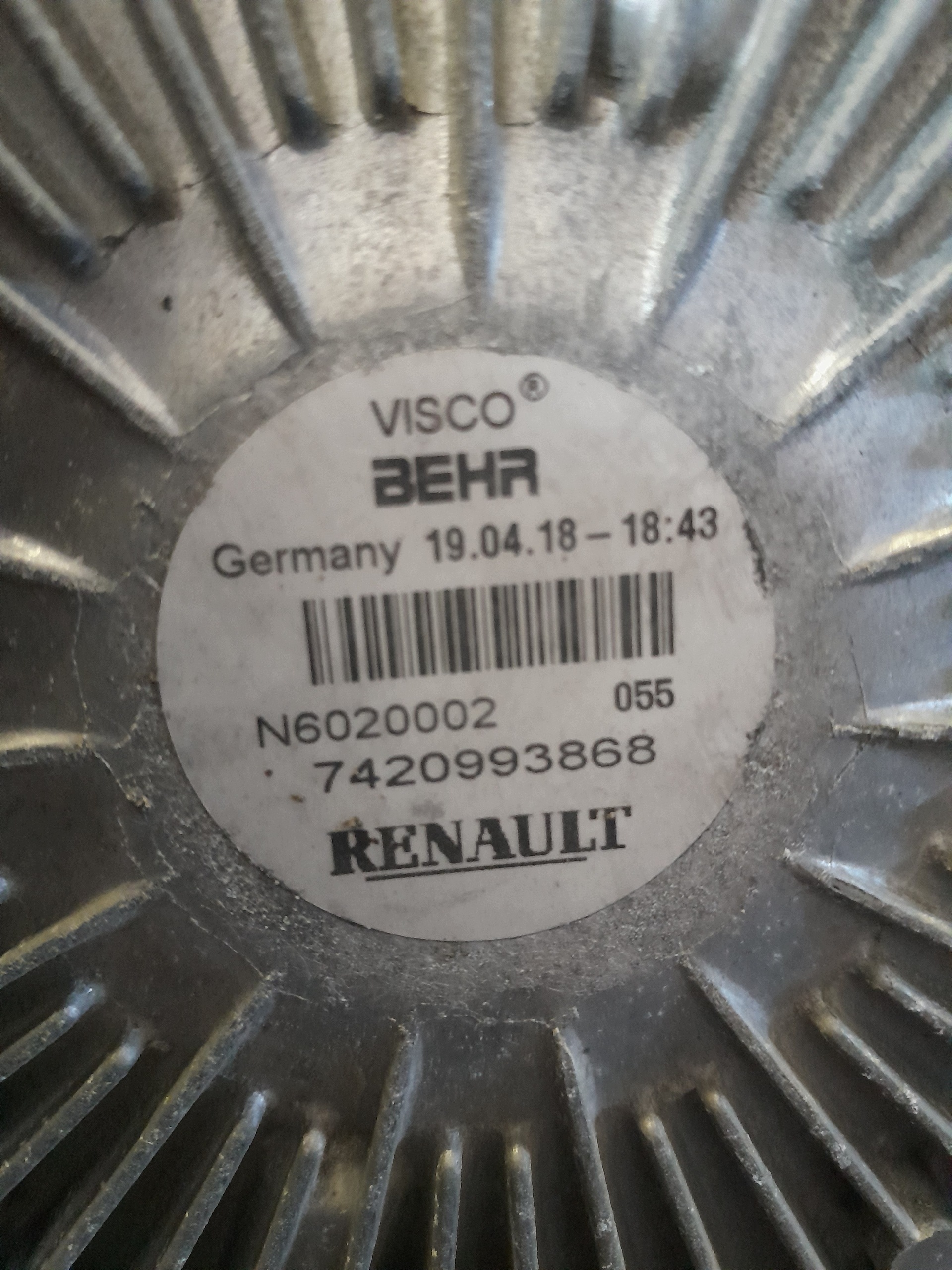 Lüfter WISKOZA VISCO Renault Magnum dxi
