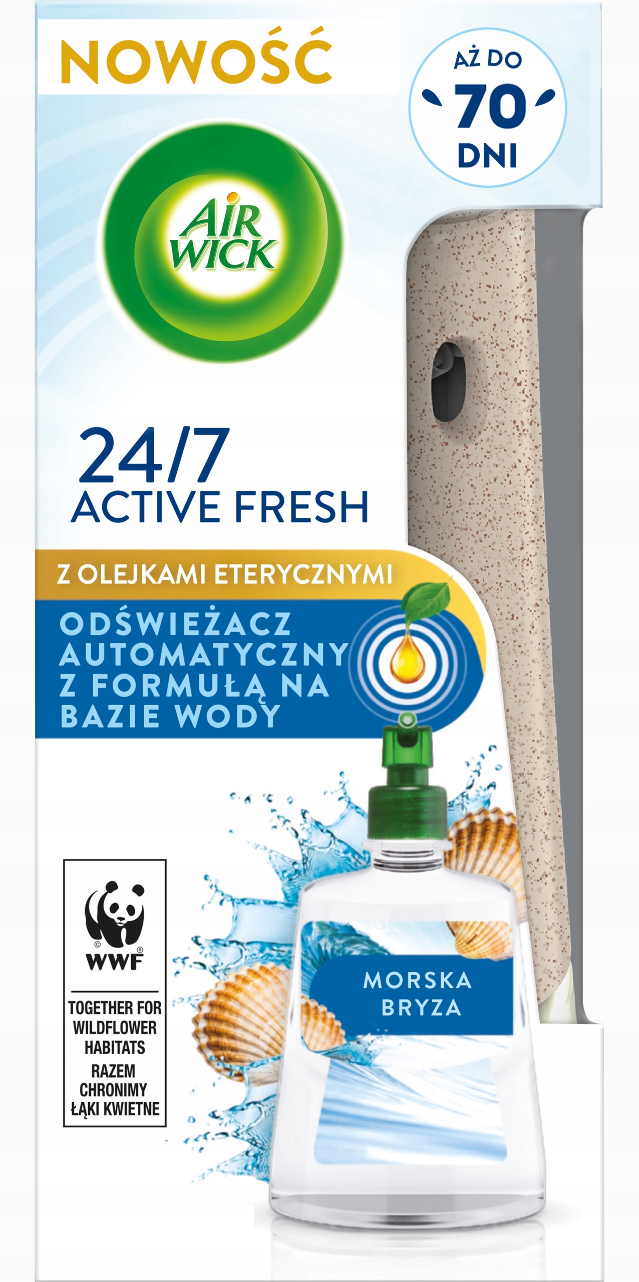 

Air Wick Active Fresh odświeżacz Morska Bryza 228m