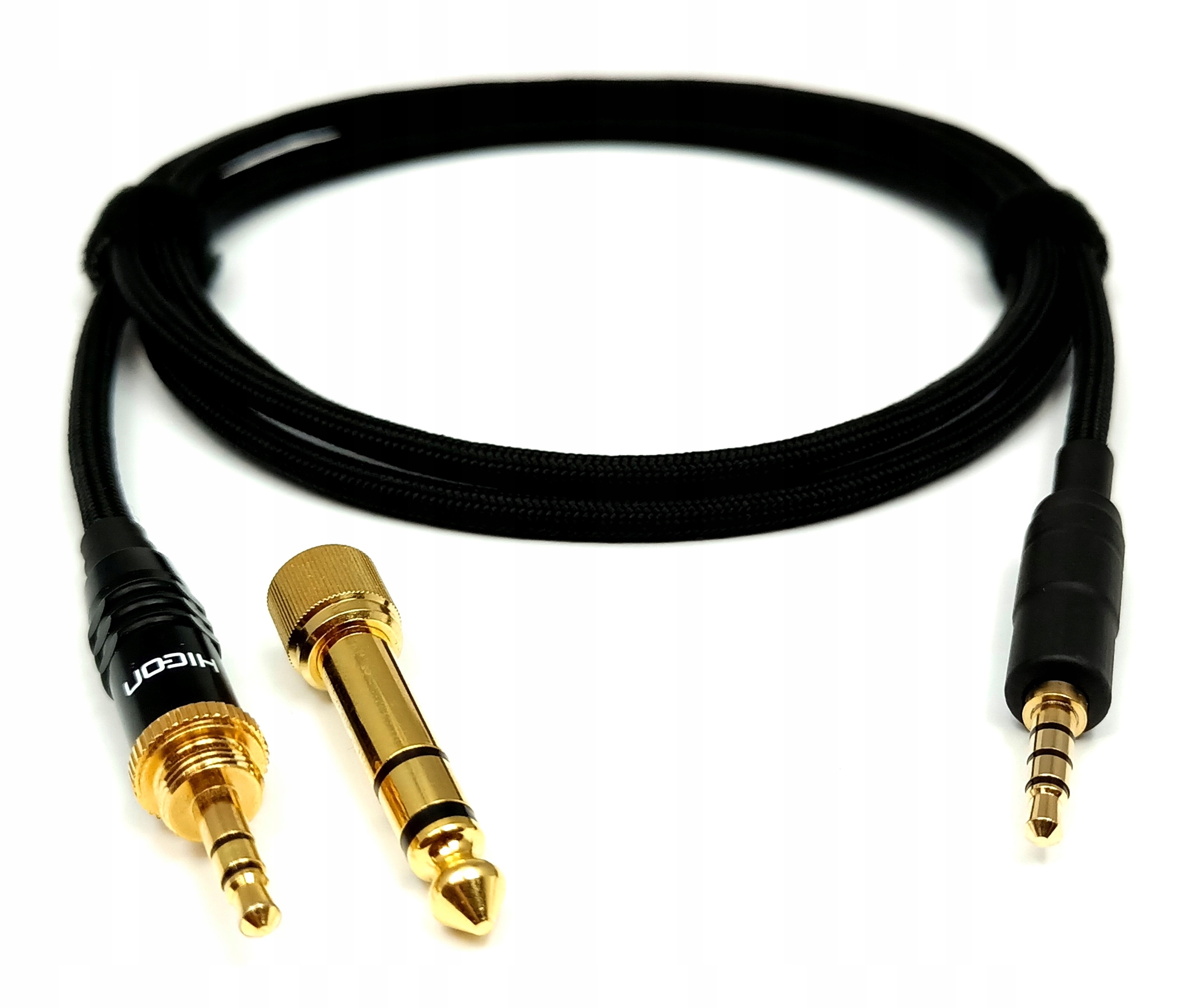 Kabel ręcznie wykonany do słuchawek Fostex T60RP 3,5mm+6,3mm Canare L-4E5C