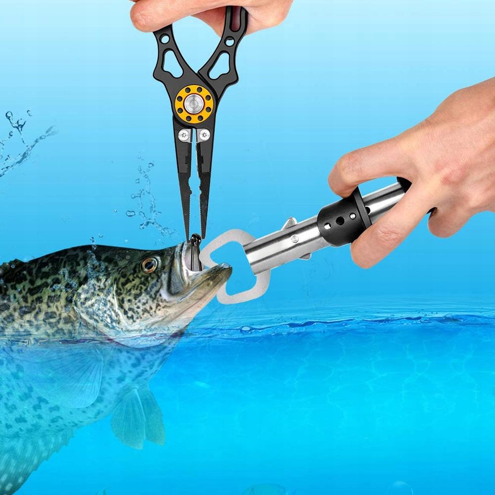 Chwytak do podbierania ryb wędkarski Zaciskowy18cm Długość 18 cm