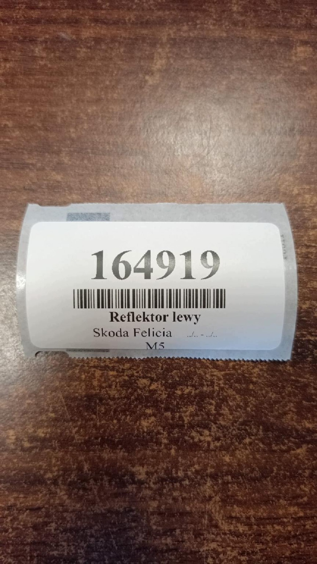 SKODA FELICIA REFLEKTOR light left front 24605500
