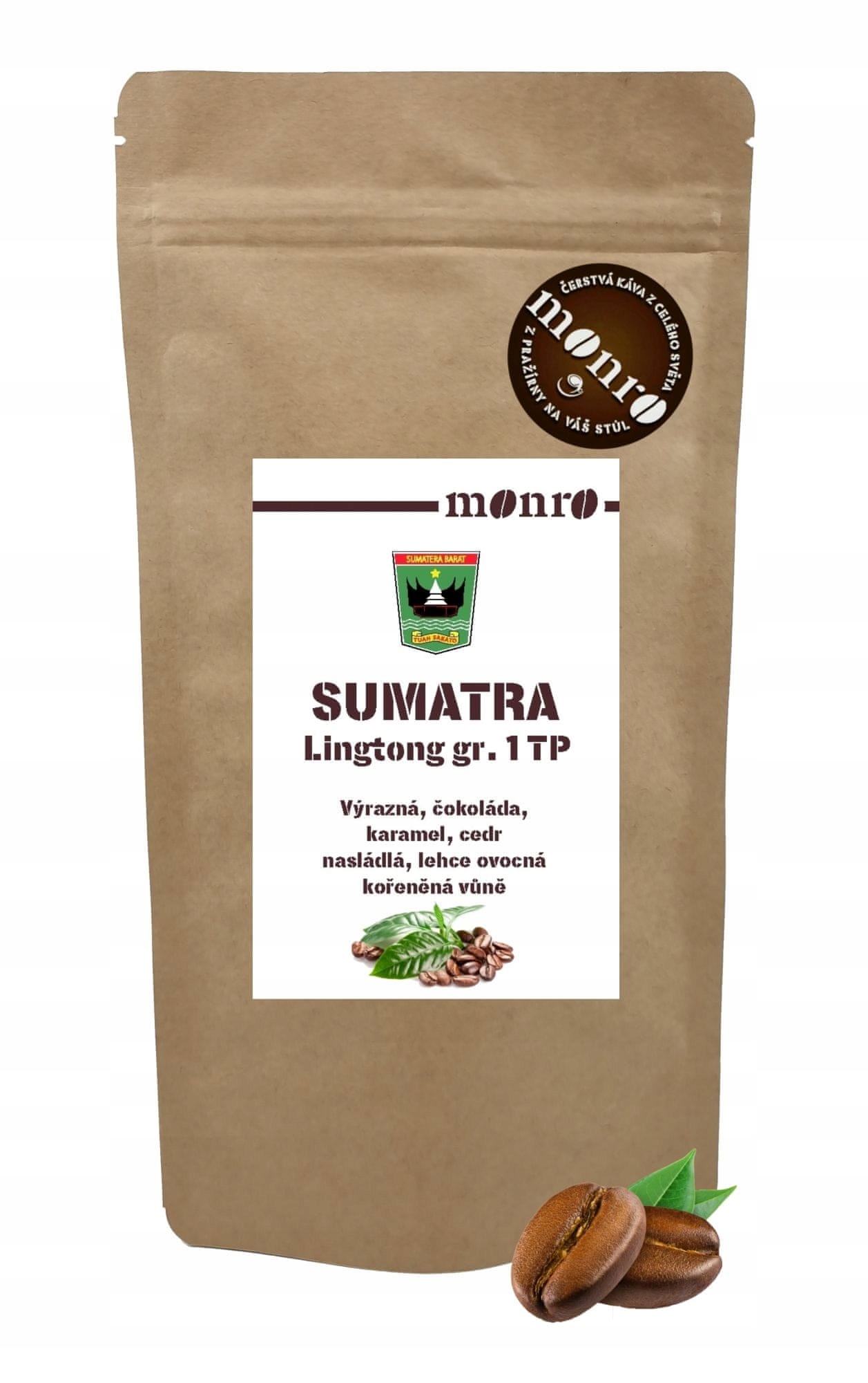 Levně Sumatra Lingtong GR1 Tp zrnková káva Arabika 1000g