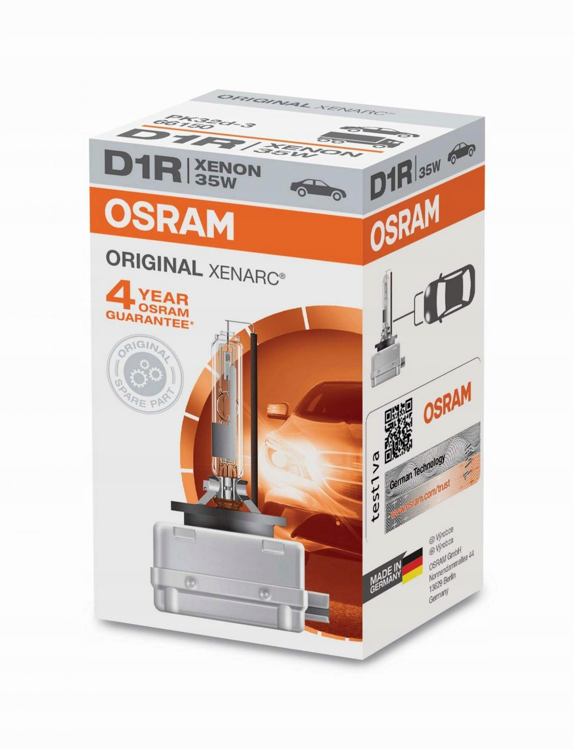 Xenónová výbojka Osram Xenarc D1R 66150, 35W, PK32d-3