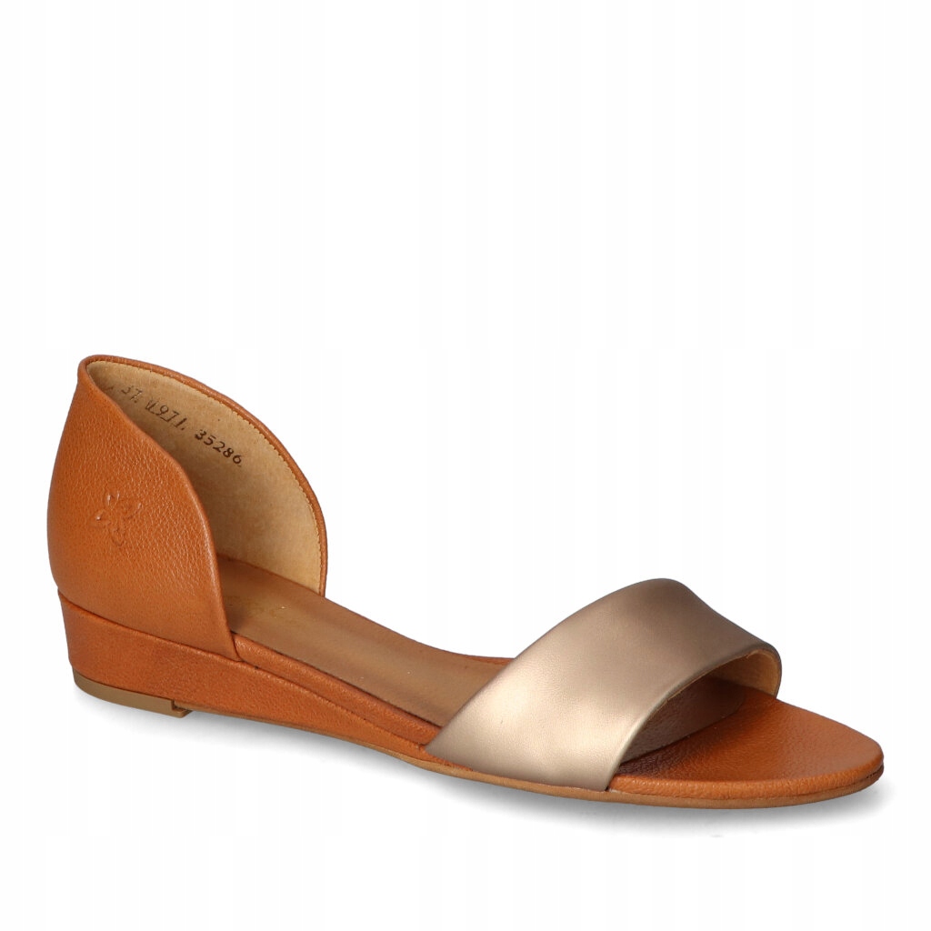 Sandály Maciejka 01971-68/00-5 Rude+zlato 36