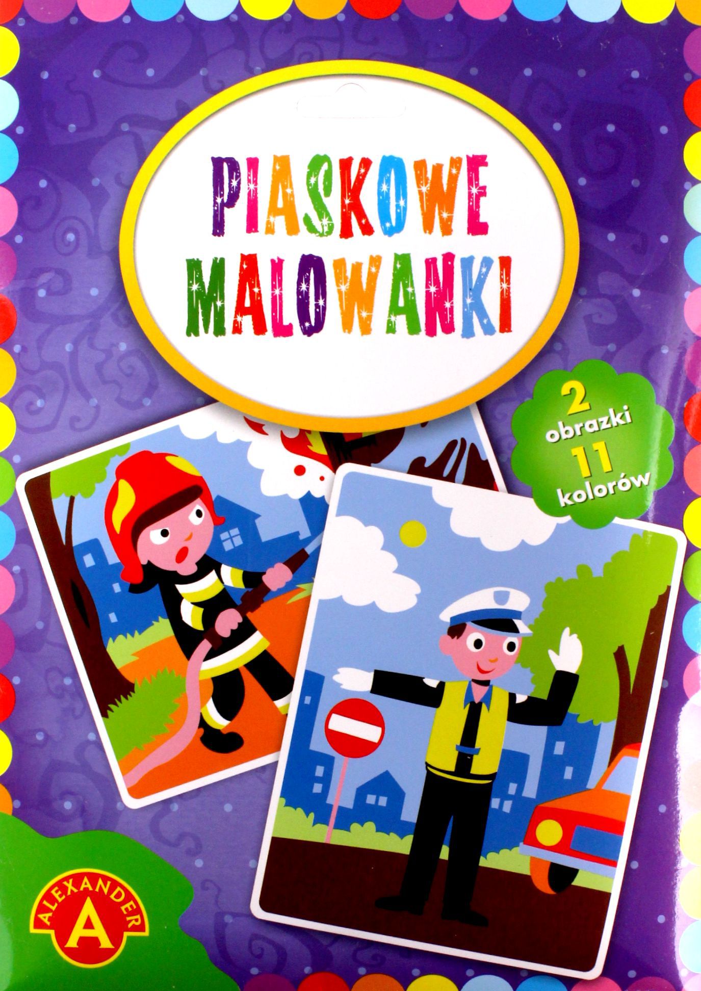

Malowanka Piaskowa Policjant Strażak
