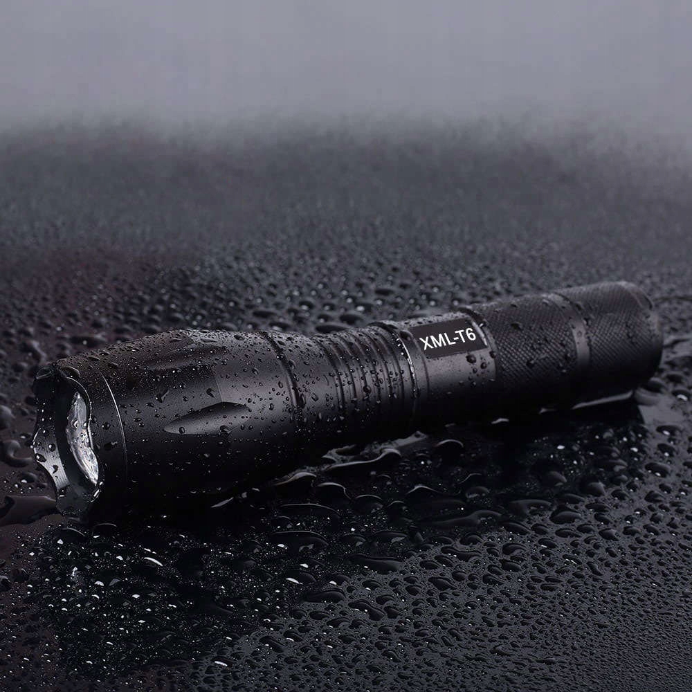 MOCNA LATARKA TAKTYCZNA LED CREE T6 ZOOM WOJSKOWA Kod producenta LED CREE-XML-T6