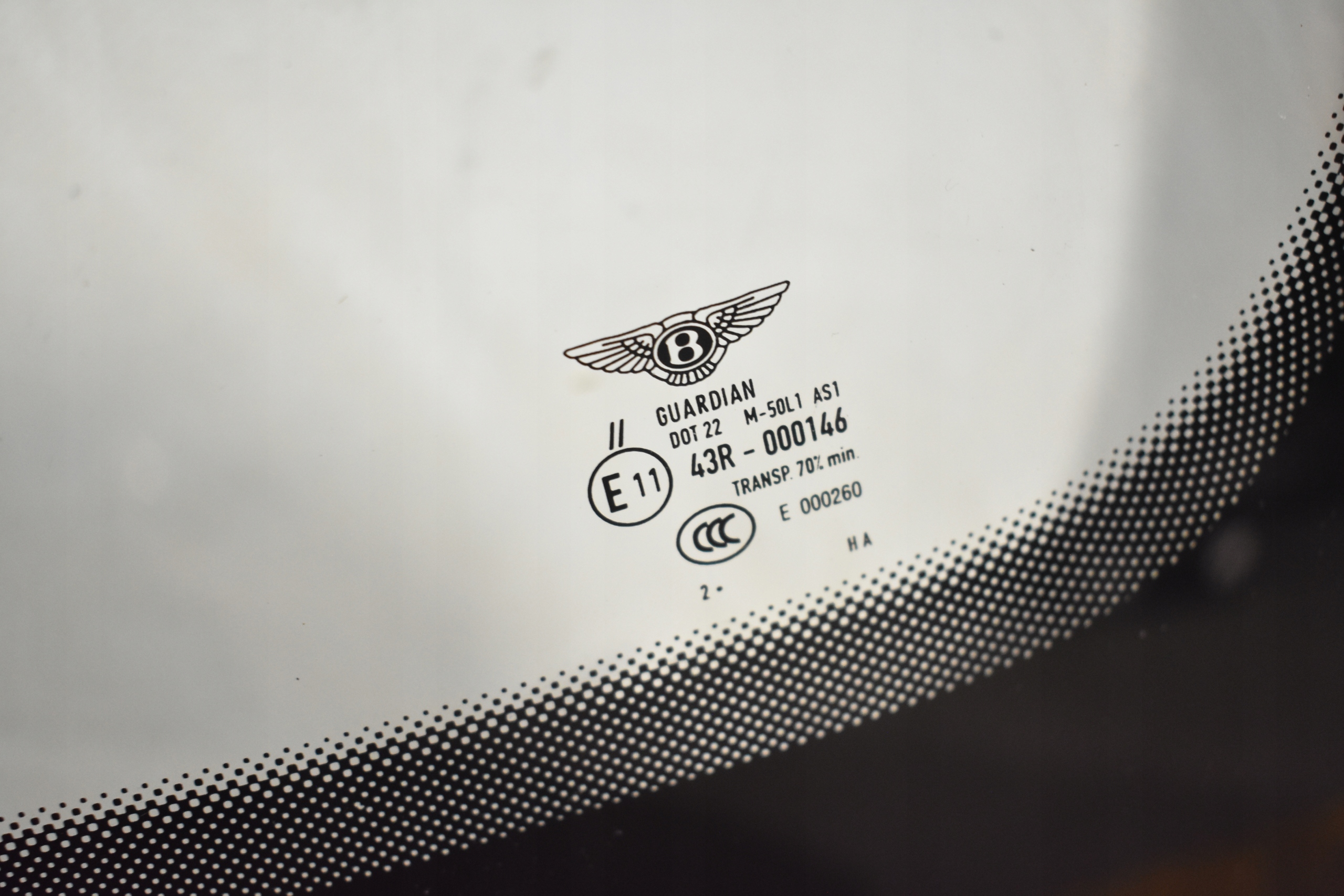 window front front iron BENTLEY FLYING SPUR 14r 1