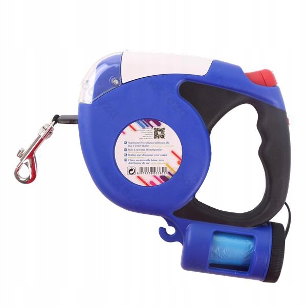 

Smycz Dla Zwierząt Led 3M 30KG Z Woreczkami Blue