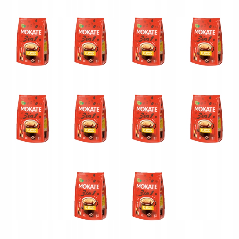 Kávový nápoj Mokate 3v1 Classic (10 x 17 g) X10