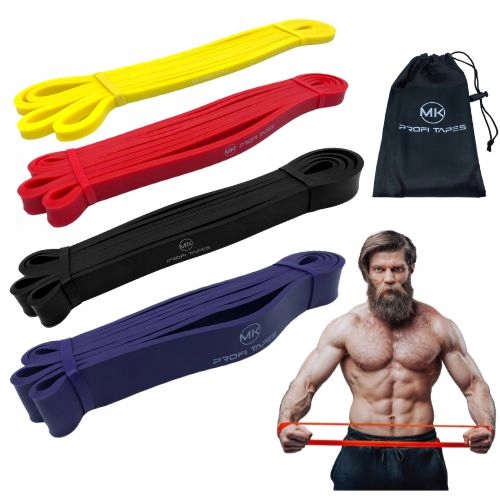 

Zestaw 4 Gum Oporowych Do Ćwiczeń Taśmy Powerband