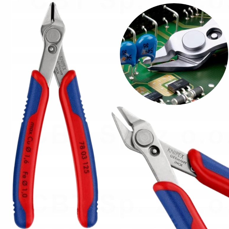 

Szczypce Boczne Tnące Precyzyjne 125 mm Knipex