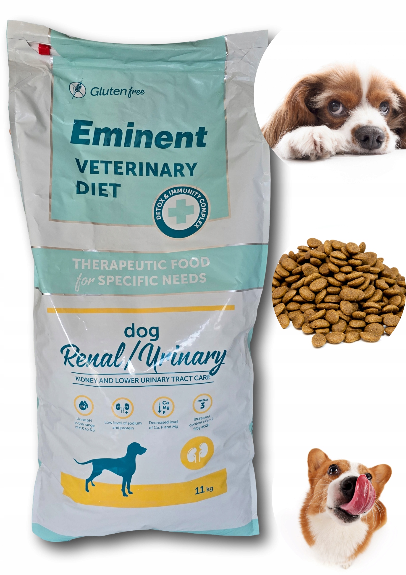 Eminent Veterinary Diet Renal Urinary 11 kg pro psy, dietní ledviny