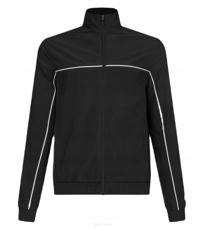 Bluza tenisowa Wilson Team Warm-Up Jacket czarna r.S