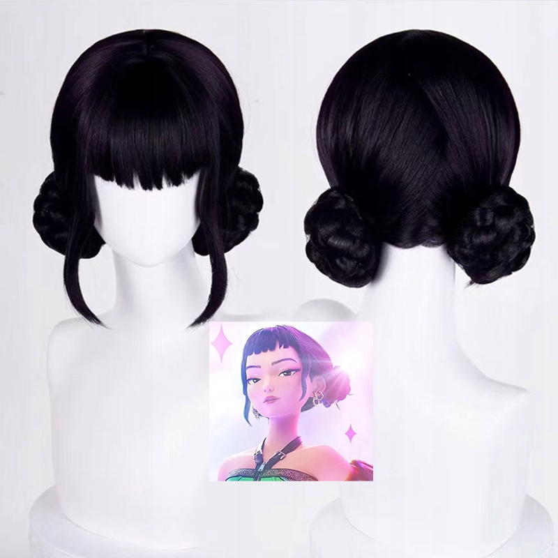 Demon Hinters peruka wig Rumi cosplay łowczynie demonów Rumi Mira Zoey Jinu