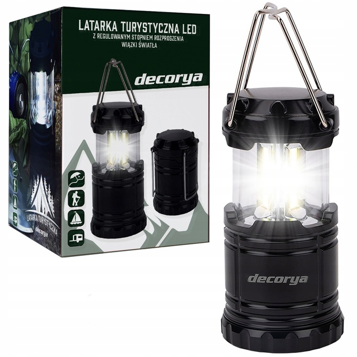 LAMPA SOLARNA DO POWIESZENIA STOJĄCA LED LATARKA WODOODPORNA MOCNA 4 TRYBY Waga 0.2 g