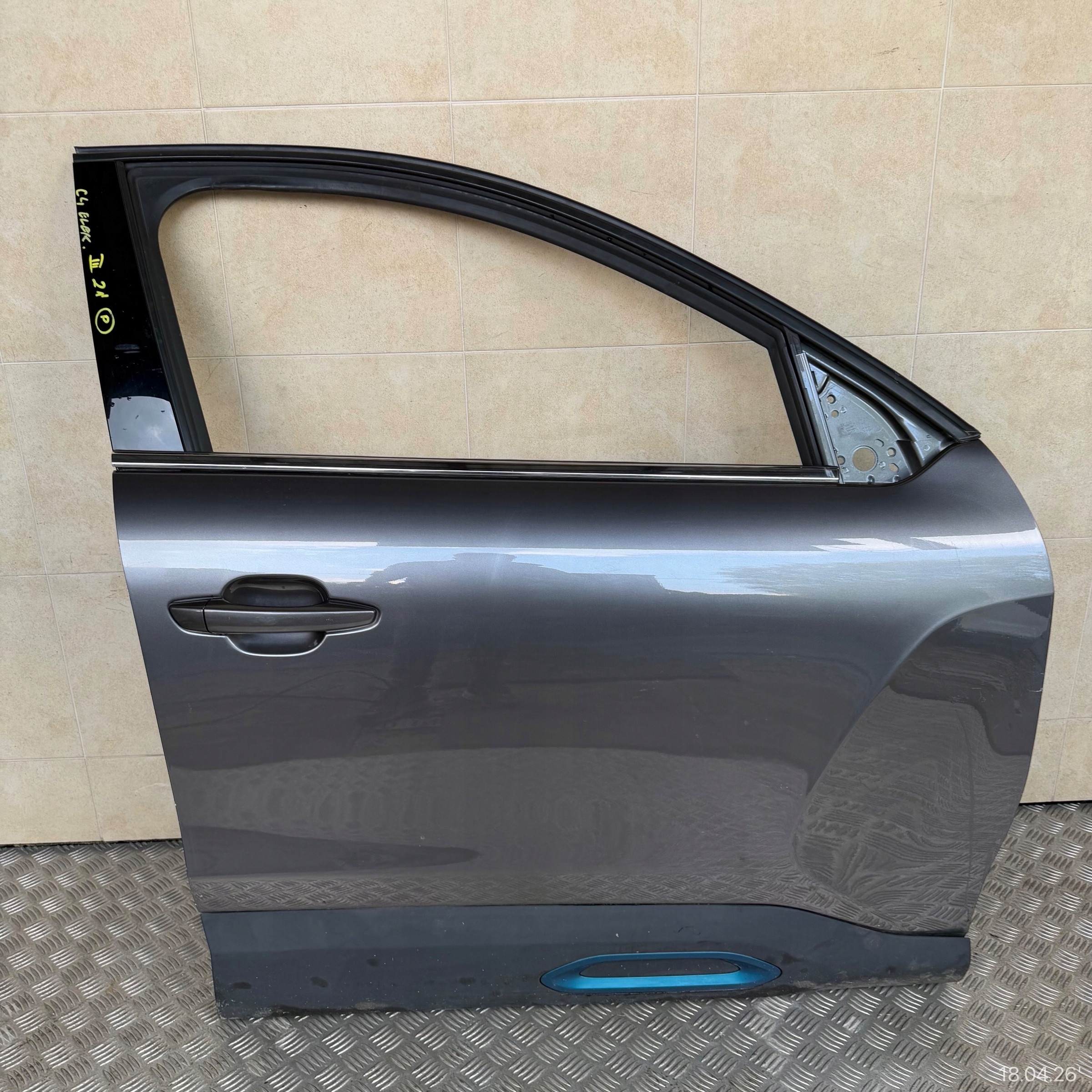 door complete front right CITROEN E-C4 C4 III 2021 ROK